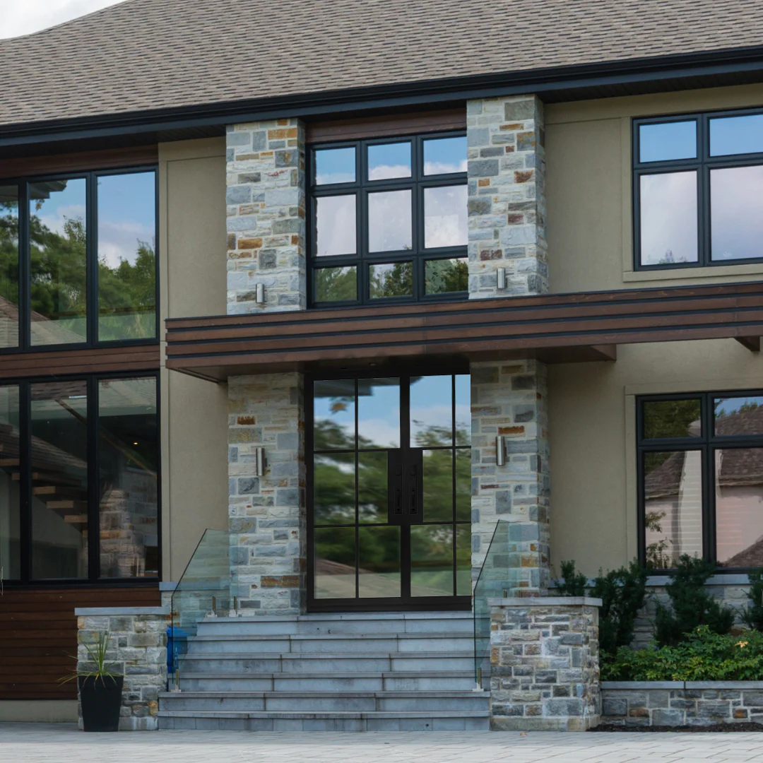 6 Lite French Steel Exterior Double Door - Image 7