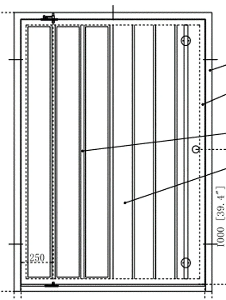 Lido Pivot Iron Door - Image 5